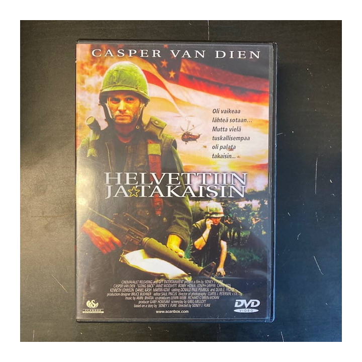 Helvettiin ja takaisin DVD (VG/M-) -sota/draama-
