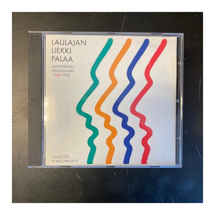 Järvenpään Mieslaulajat - Laulajan liekki palaa CD (M-/VG+) -kuoromusiikki-