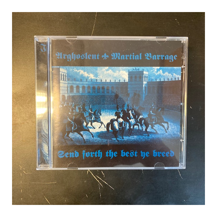 Arghoslent / Martial Barrage - Send Forth The Best Ye Breed CD (M-/M-) -death metal-