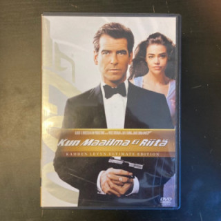 007 Kun maailma ei riitä (ultimate edition) 2DVD (VG+/M-) -toiminta-