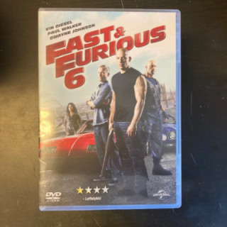 Fast & Furious 6 DVD (M-/M-) -toiminta-