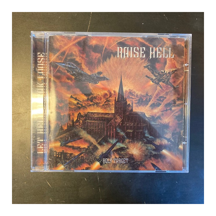 Raise Hell - Holy Target CD (VG+/M-) -black metal/thrash metal-