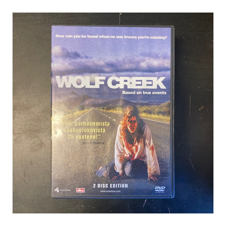 Wolf Creek 2DVD (VG+/M-) -kauhu-
