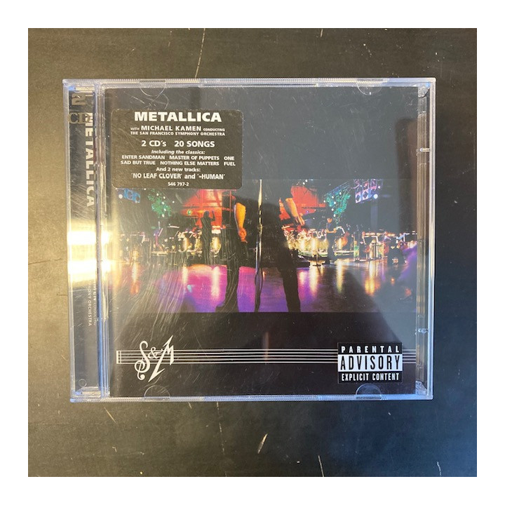 Metallica - S&M 2CD (VG+/M-) -heavy metal-