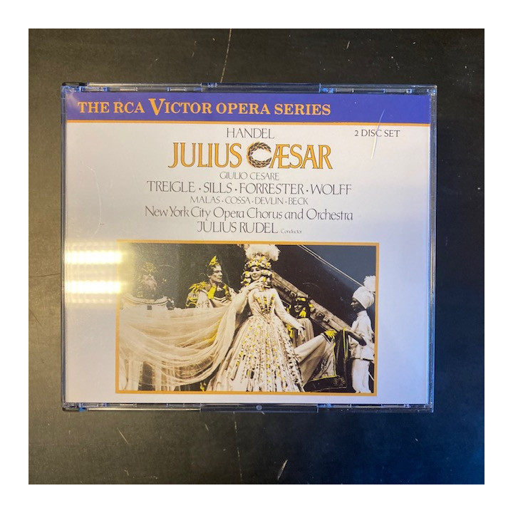 Handel - Julius Caesar 2CD (VG+-M-/M-) -klassinen-