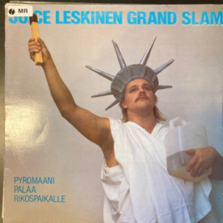 Juice Leskinen Grand Slam - Pyromaani palaa rikospaikalle LP (VG+/VG+) -pop rock-