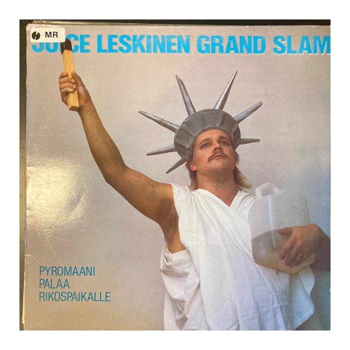 Juice Leskinen Grand Slam - Pyromaani palaa rikospaikalle LP (VG+/VG+) -pop rock-