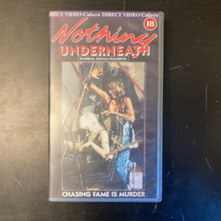 Nothing Underneath VHS (VG+/M-) -jännitys- (ei suomenkielistä tekstitystä)