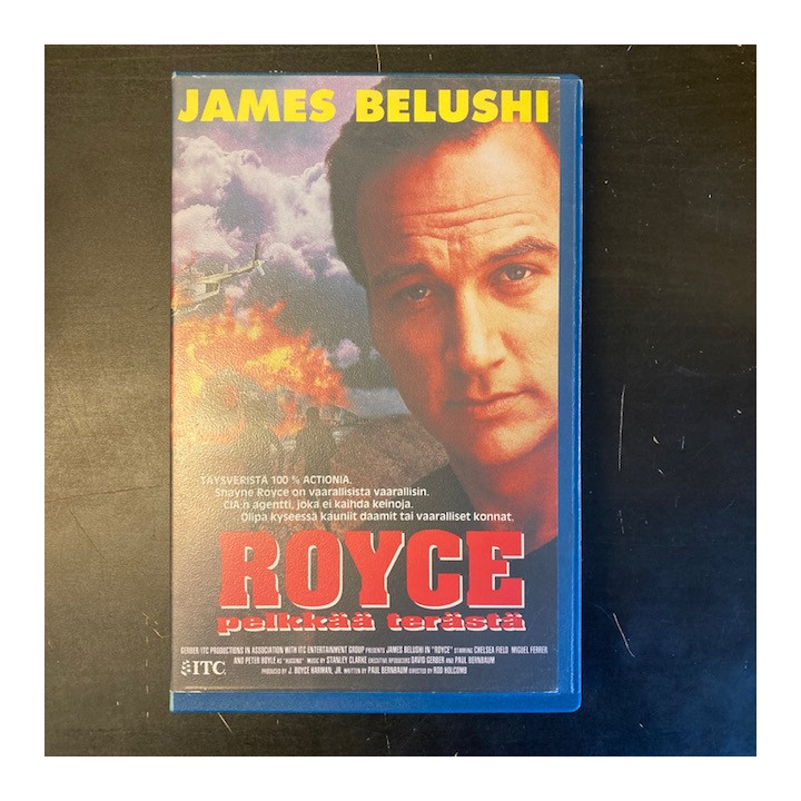 Royce - pelkkää terästä VHS (VG+/M-) -toiminta/komedia-