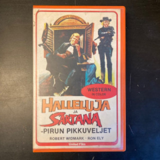 Halleluja ja Sartana - pirun pikkuveljet VHS (VG+/VG+) -western-