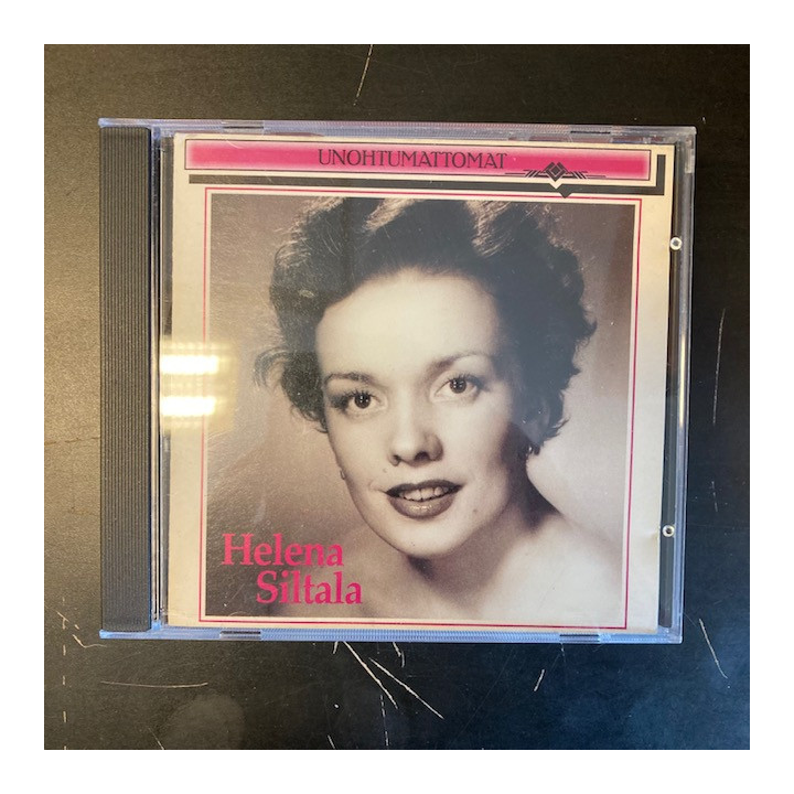 Helena Siltala - Unohtumattomat CD (VG+/VG+) -iskelmä-
