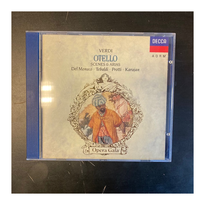 Verdi - Otello (Scenes & Arias) CD (VG+/M-) -klassinen-