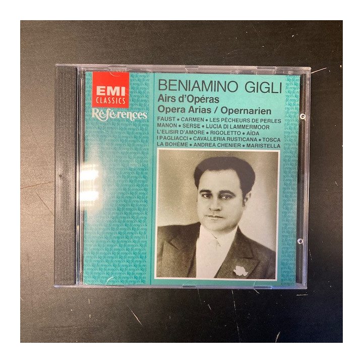 Beniamino Gigli - Opera Arias CD (VG+/M-) -klassinen-