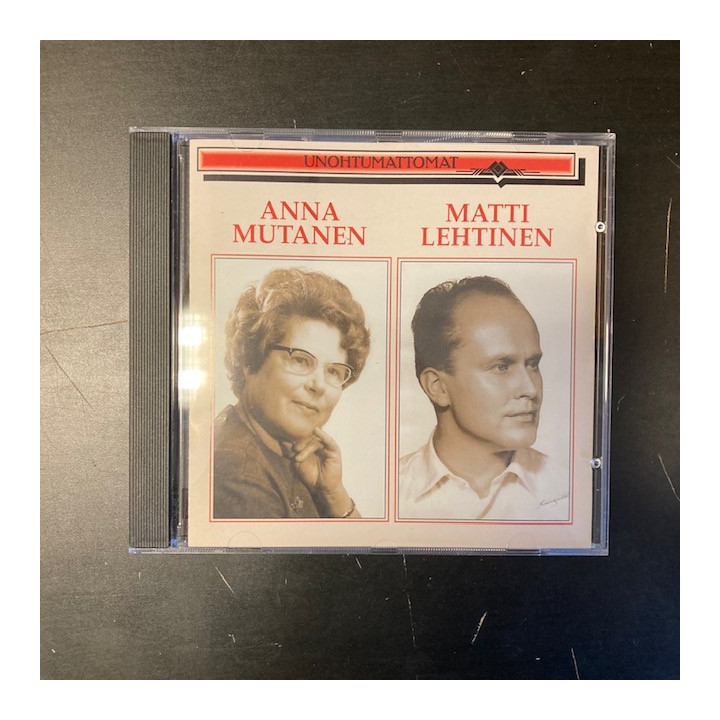 Anna Mutanen / Matti Lehtinen - Unohtumattomat CD (M-/M-) -folk-