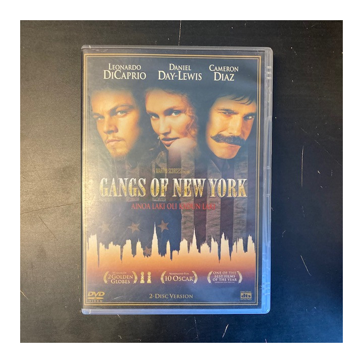 Gangs Of New York 2DVD (VG/M-) -draama-