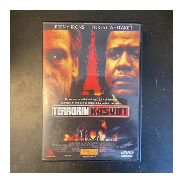 Terrorin kasvot DVD (VG/M-) -toiminta/jännitys-