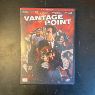 Vantage Point - askeleen edellä DVD (VG+/M-) -toiminta-