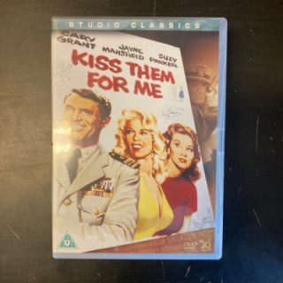 Kiss Them For Me DVD (M-/M-) -komedia- (ei suomenkielistä tekstitystä)
