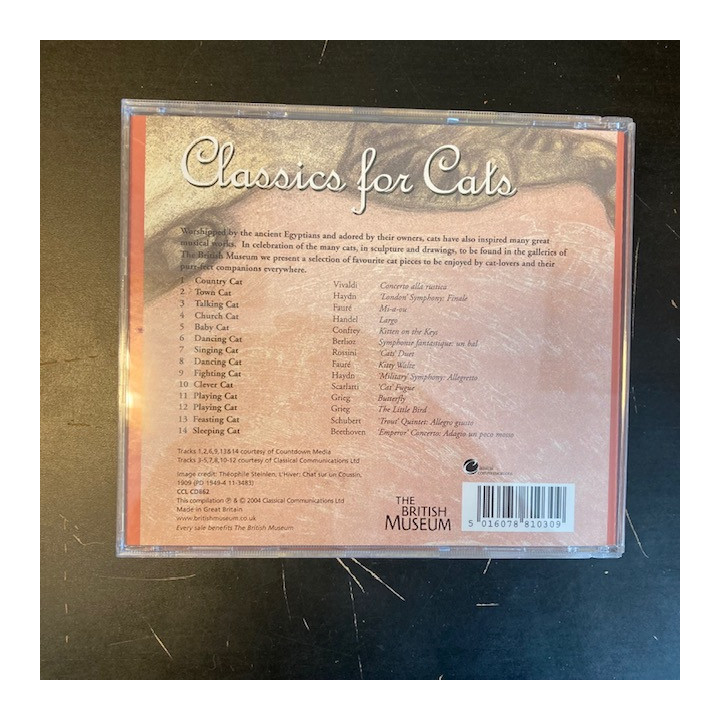 Classics For Cats CD (VG+/M-) -klassinen-
