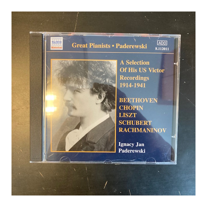 Ignacy Jan Paderewski - US Victor Recordings (1914-1941) CD (M-/M-) -klassinen-