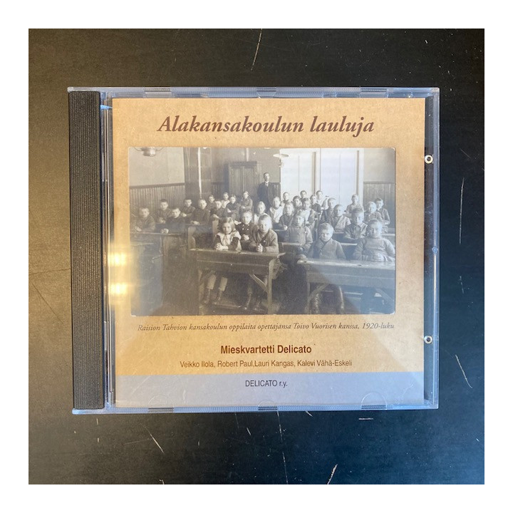 Mieskvartetti Delicato - Alakansakoulun lauluja CD (VG+/M-) -lastenmusiikki-