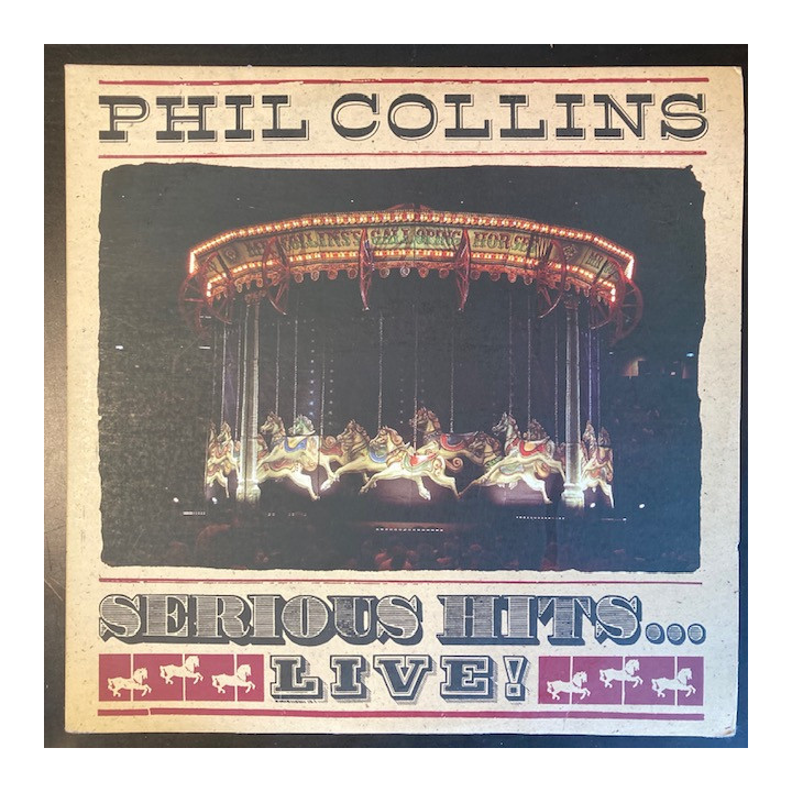 Phil Collins - Serious Hits... Live! 2LP (VG+-M-/VG+) -pop rock-