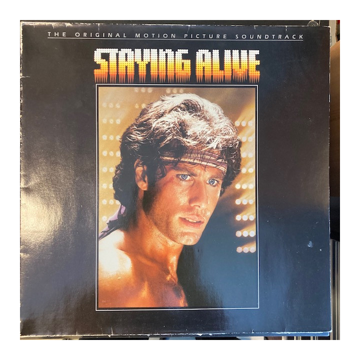 Staying Alive - The Soundtrack LP (VG+/VG+) -soundtrack-