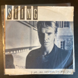 Sting - If You Love Somebody Set Them Free 7'' (VG+/VG) -pop rock-