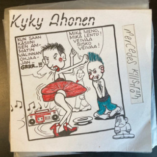 Kyky Ahonen - Mercedes Killström 7'' EP (VG+/VG+) -punk rock-