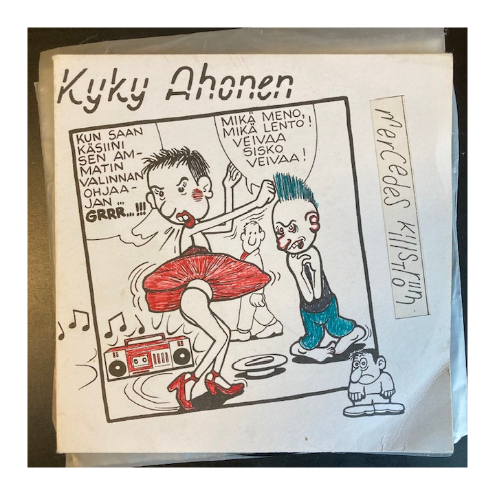 Kyky Ahonen - Mercedes Killström 7'' EP (VG+/VG+) -punk rock-