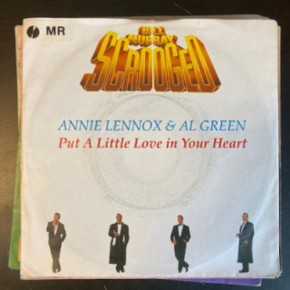 Annie Lennox & Al Green - Put A Little Love In Your Heart 7'' (VG+-M-/VG) -pop-