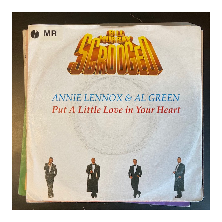 Annie Lennox & Al Green - Put A Little Love In Your Heart 7'' (VG+-M-/VG) -pop-