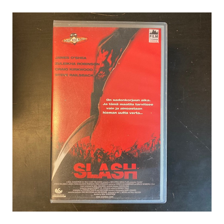 Slash VHS (VG+/VG+) -kauhu/komedia-