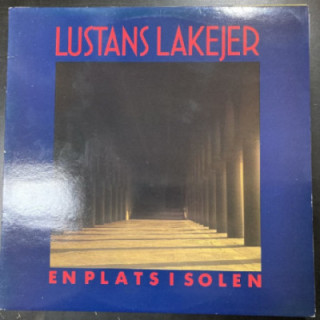 Lustans Lukejer - En plats i solen LP (VG+/VG+) -new wave-
