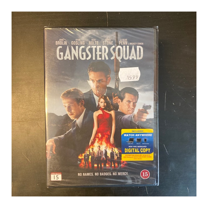 Gangster Squad - gangsterisota DVD (avaamaton) -toiminta-