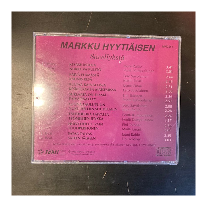 V/A - Markku Hyytiäisen sävellyksiä CD (VG+/VG+)