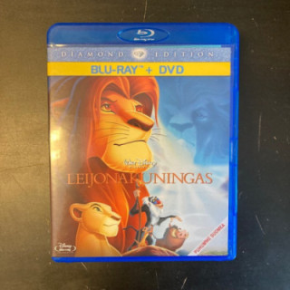 Leijonakuningas (diamond edition) Blu-ray+DVD (VG-M-/M-) -animaatio-