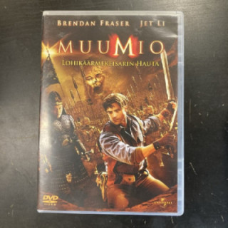 Muumio - Lohikäärmekeisarin hauta DVD (VG+/M-) -seikkailu-