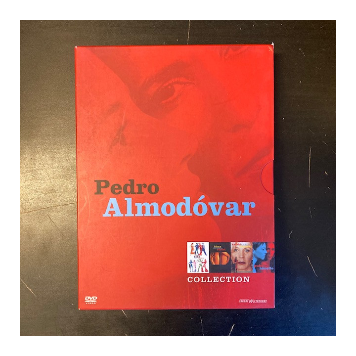 Pedro Almodovar Collection (Kika / Lihän värinä / Kaikki äidistäni / Puhu hänelle) 4DVD (VG+/M-) -draama/komedia-