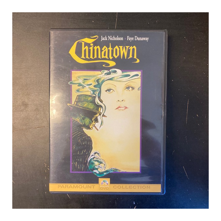 Chinatown DVD (VG+/M-) -jännitys/draama-