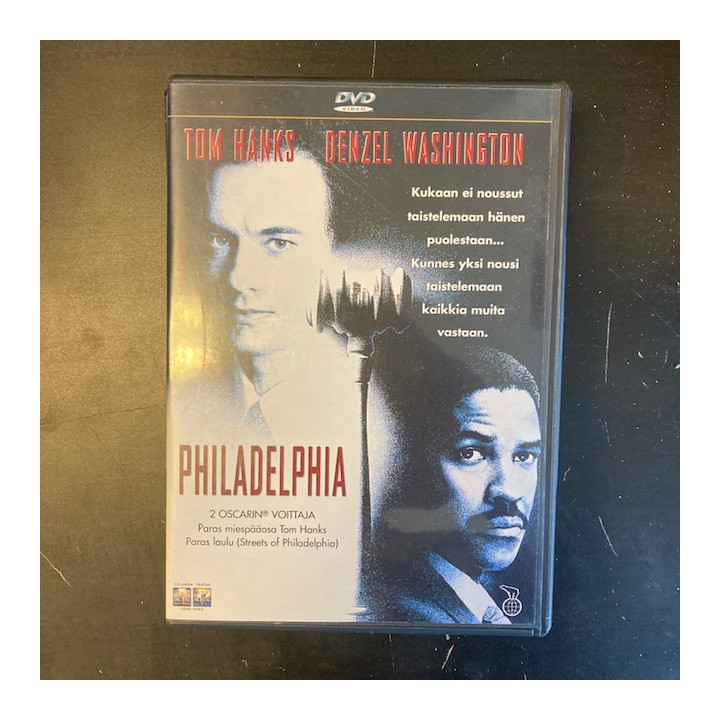 Philadelphia DVD (VG+/M-) -draama-