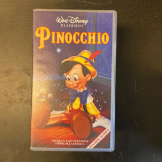 Pinocchio VHS (VG+/M-) -animaatio-