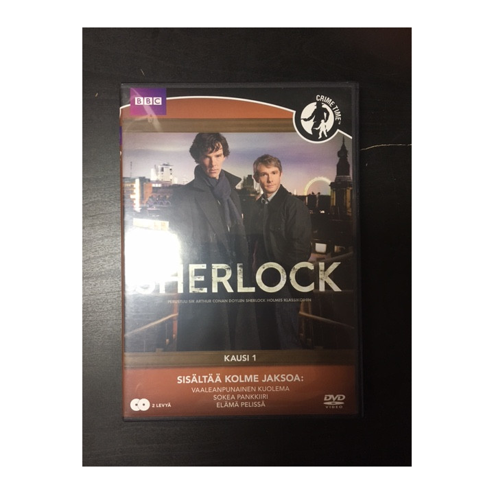 Uusi Sherlock - Kausi 1 2DVD (M-/M-) -tv-sarja-