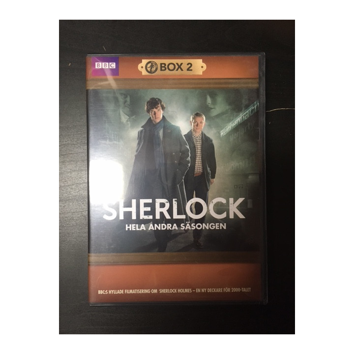 Uusi Sherlock - Kausi 2 2DVD (M-/M-) -tv-sarja-