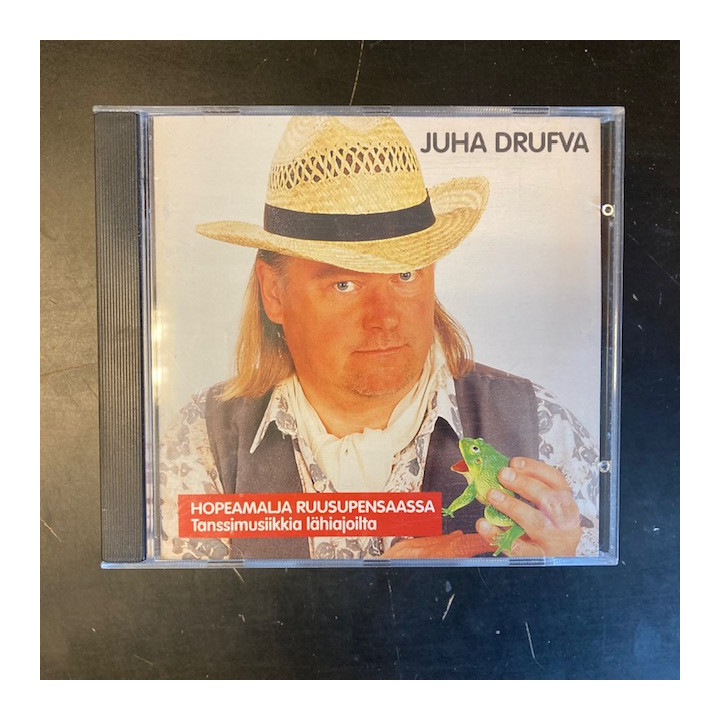 Juha Drufva - Hopeamalja ruusupensaassa CD (M-/M-) -iskelmä-