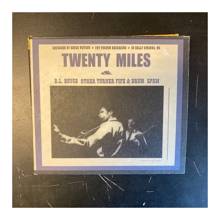 Twenty Miles, R.L. Boyce, Othar Turner Fife & Drum Spam - CD (VG+/VG+) -garage rock-