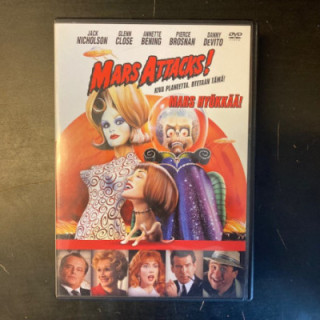 Mars hyökkää! DVD (VG+/M-) -komedia/sci-fi-
