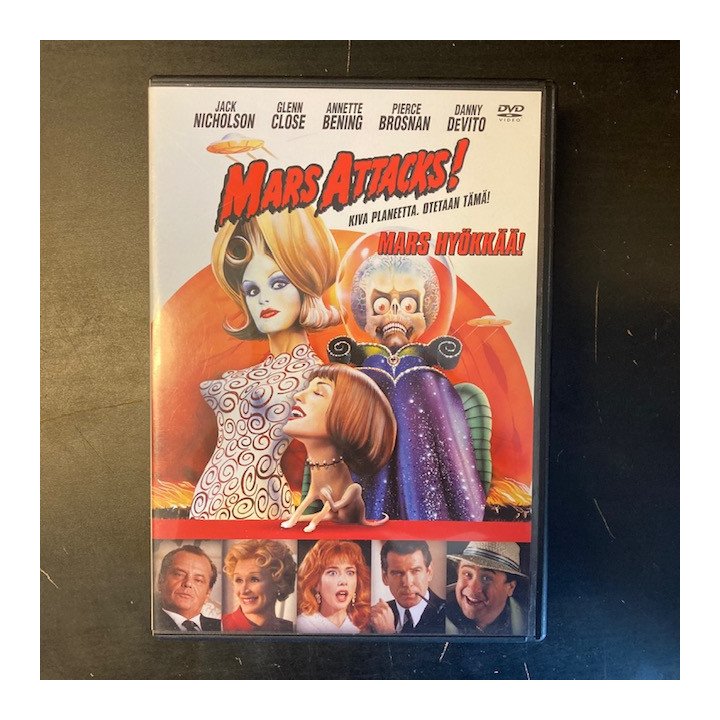 Mars hyökkää! DVD (VG+/M-) -komedia/sci-fi-