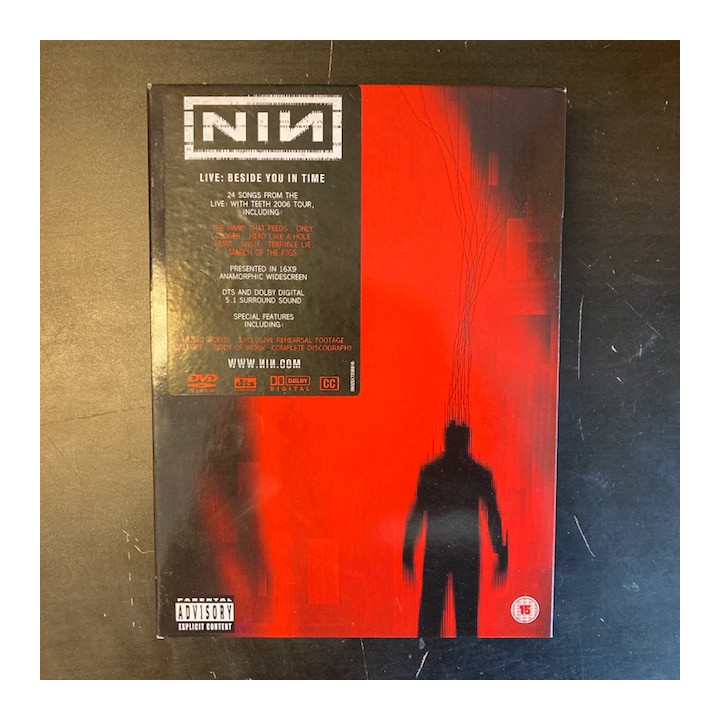 Nine Inch Nails - Live: Beside You In Time DVD (VG+/VG+) -industrial rock-