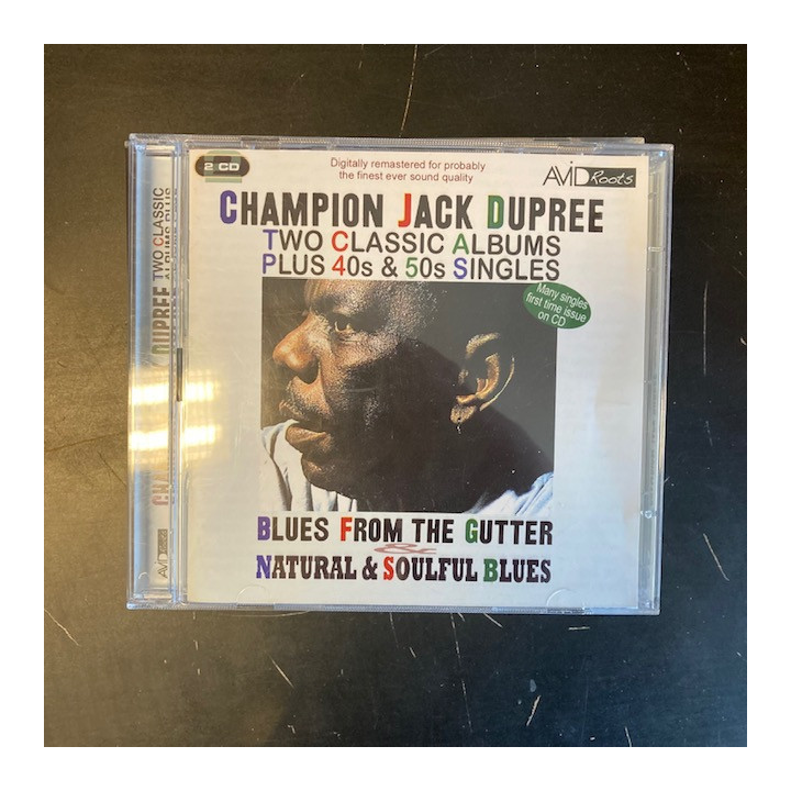 Champion Jack Dupree - Two Classic Albums Plus 40s & 50s Singles 2CD (VG+-M-/M-) -blues-